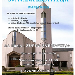 Proslava župne svetkovine sv. Ivana Krstitelja u Ivanjoj Reki